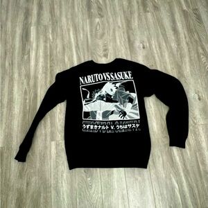 Naruto vs Sasuke sweatshirt size small